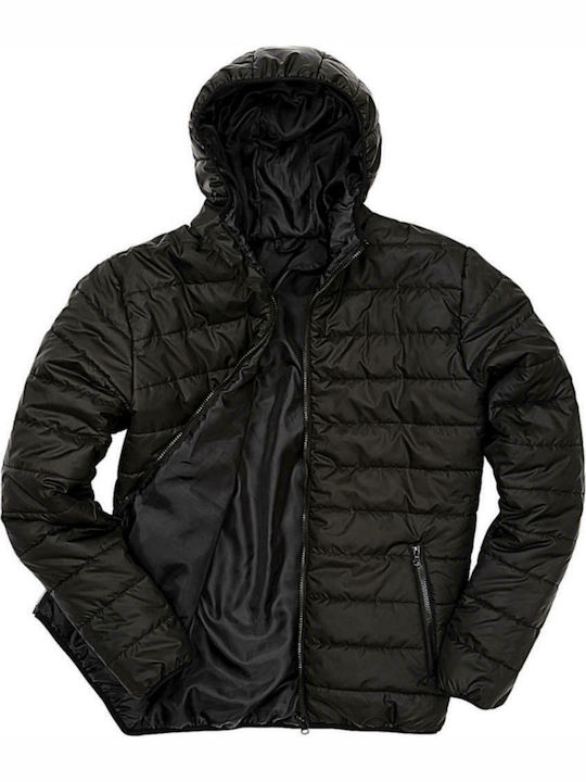 Result Core Men's Winter Puffer Jacket Waterproof and Windproof Black