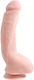 Chisa Novelties Carnal Pleasure Glass Dildo with Balls and Suction Cup Flesh 23.5cm