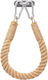 Ravenna Nautical Rope Wandmontiert Papierhalter Stoff Beige