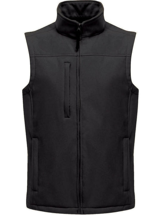 Flux TRA788 Αμάνικο Μπουφάν Softshell Αδιάβροχο και Αντιανεμικό Μαύρο