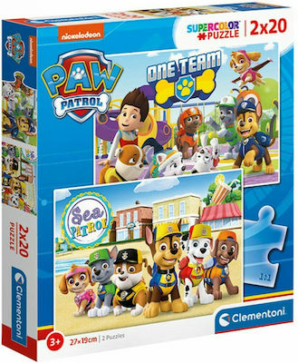 Kinderpuzzle Paw Patrol für 3++ Jahre 40pcs Clementoni