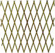 Klappbares Spalier Garten aus Holz mit Rhombus-Rasterdesign in Braun Farbe 200x100cm