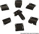 Hermes Legs for Roof Bars Ends of Bar for GS1 and GS3 Bars Nissan Almera 4pcs
