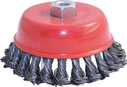 Raider Angle Wheel Wire Brush 75mm Braided Bell 171101