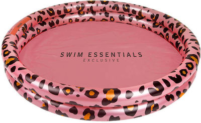 Swim Essentials Παιδική Πισίνα Φουσκωτή Pink Leopard 100cm