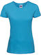 Russell Europe R-155F-0 Women's T-shirt Turquoise R-155F-65