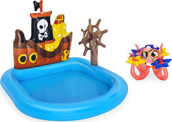 Bestway 52211 Kids Swimming Pool Inflatable Pirate Ship 140x130x104cm