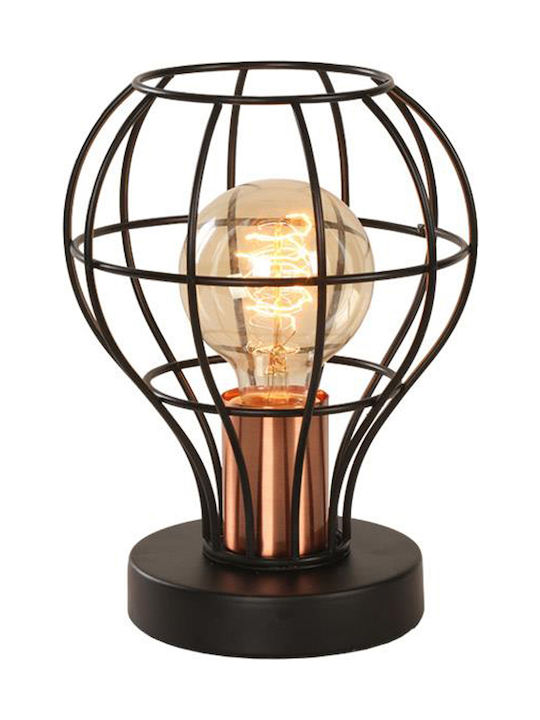 Ravenna Wire Tisch Dekorative Lampe mit Fassung für Lampe E27 Rose Gold