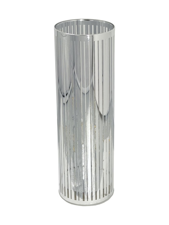 Ravenna Siana Big Decorative Lamp Vase LED Silver