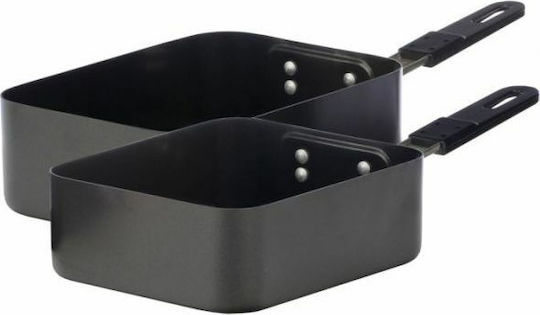 Vango Non-Stick Mess Tins Cookware Set for Camping Cooking Set with Folding Handles