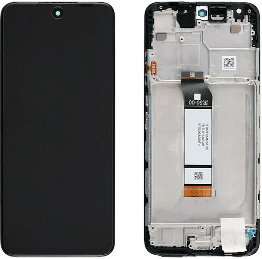 Xiaomi Οθόνη mit Touch-Mechanismus und Rahmen für Poco M3 Pro 5G (Schwarz)
