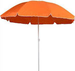 Ομπρέλα Θαλάσσης Διαμέτρου 2m Πορτοκαλί