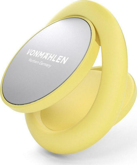 Vonmählen Backflip Ring Holder for Mobile Phone in Yellow Colour