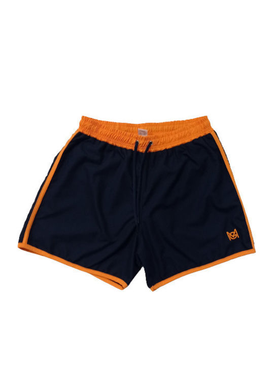 Men's Swimwear Striped Shorts Navy Blue 37558-50