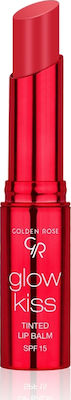 Golden Rose Glow Kiss Грижа за устни Балсам SPF15 02 Ягода 3гр