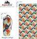 AlpinPro Dryfast Shapes Beach Towel Orange 160x80cm.