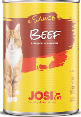 Josera JosiCat In Jelly Wet Food for Adult Cats In Can with Calf In Jelly 1pc 415gr