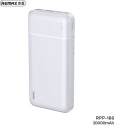 Remax RPP-166 Power Bank 20000mAh με 2 Θύρες US...
