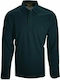 Camel Active Men's Long Sleeve Blouse Polo Green