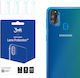 3MK Lens Protection 4pcs Camera Protection Tempered Glass Transparent for the Galaxy M21