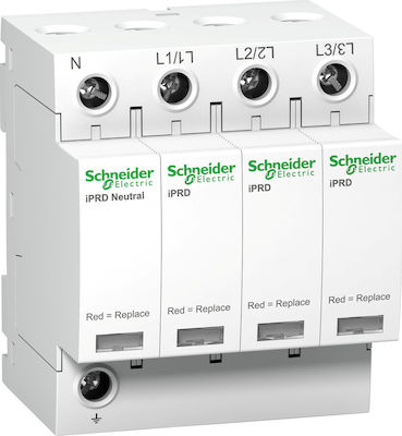 Schneider Electric Acti 9 iPRD40 4-Poles Inspired T2 Panel Lightning Protection 350V