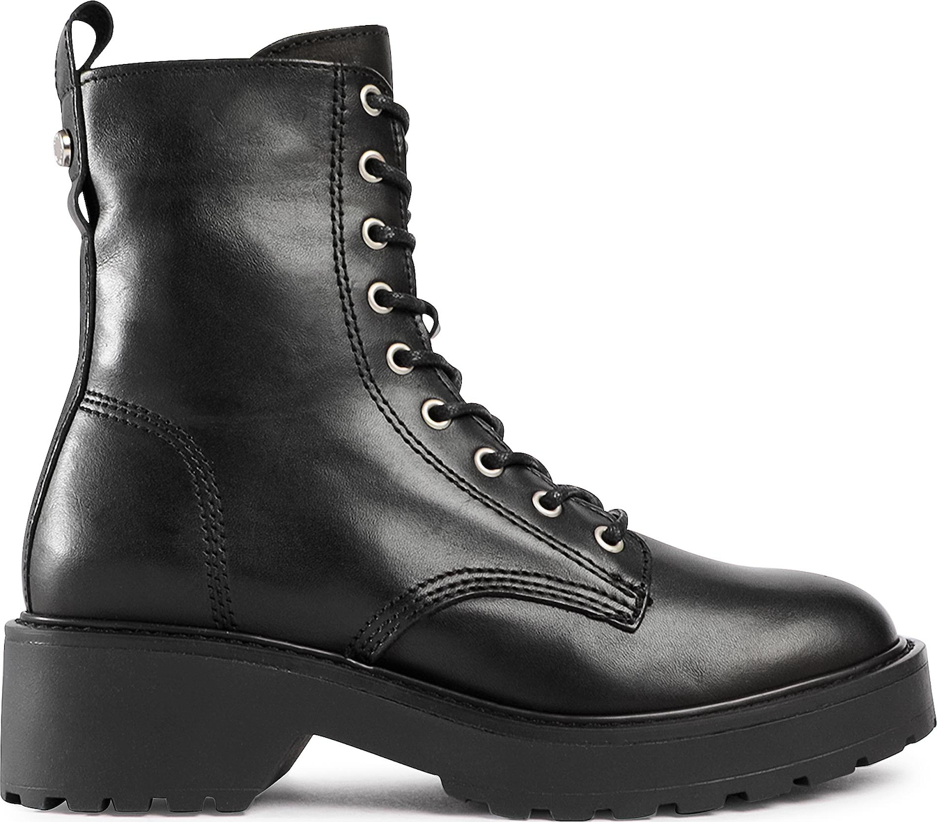 steve madden tornado black leather
