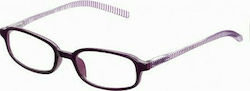 Silac 7091 Reading Glasses +1.25 in Purple color