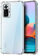 Caselab Anti Shock 1.5mm Back Cover Σιλικόνης 1.5mm Σετ με Τζαμάκι Διάφανο (Redmi Note 10 / 10s / Poco M5s)
