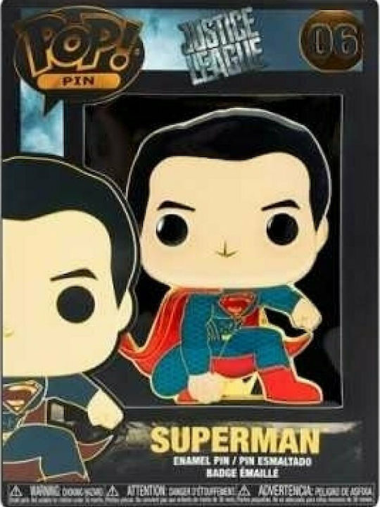 Funko Pop! Pin DC Primal Age: Justice League - Superman (Large) 06
