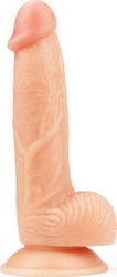 Lovetoy Ultra Soft Dude Ρεαλιστικό Dildo με Όρχεις και Βεντούζα Flesh 22cm