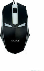 Aoas V01 RGB Gaming Gaming Maus Schwarz