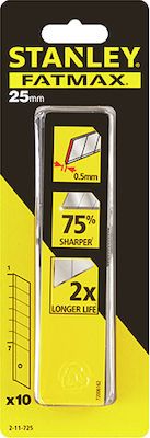 Stanley Fatmax Cutter Blade 25mm 10pcs 2-11-725