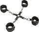 Calexotics Boundless Hog Tie Σετ για Δέσιμο Άκρων σε Μαύρο Χρώμα