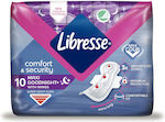 Libresse Goodnight Maxi Prosoape igienice cu aripi Noapte pentru Debit puternic 4 picături 10buc