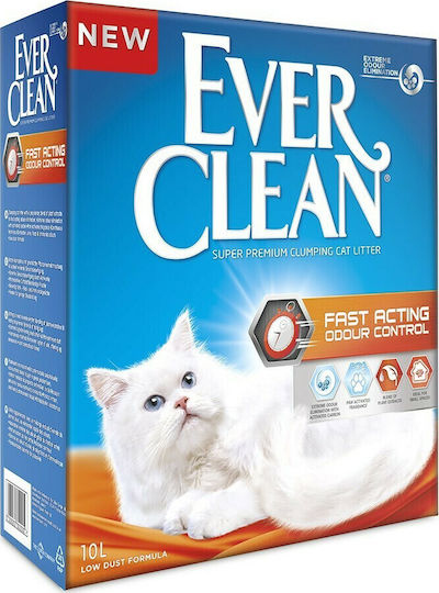 Ever Clean Fast Acting Odour Control Nisip pentru Pisici Bentonită 26lt