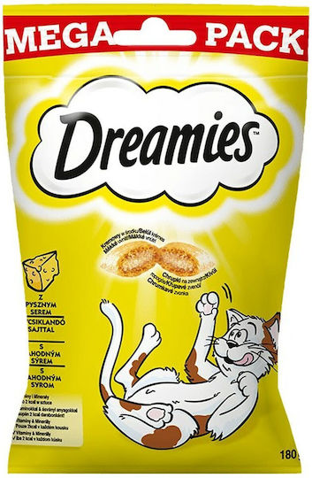 Catisfactions Dreamies Κροκέτα με Τυρί Σνακ με Τυρί για Ενήλικες Γάτες 180gr