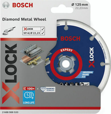 Bosch XLOCK Dia Cutting Disc de tăiere Metal 125mm 1buc