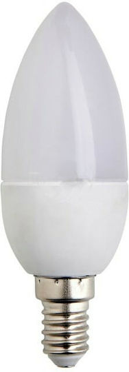 Led7 Λάμπα LED 6W 103mm για Ντουί E14 Θερμό Λευκό 580lm