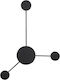 Rabalux Amadeo Modern Lamp Wall with Integrated LED and Natural White Light Black 52x17x7cm