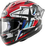 Arai RX-7V Racing Replica Full Face Helmet with Pinlock ECE 22.05 Takumi ARAIRX7VRACETAKUM-XS