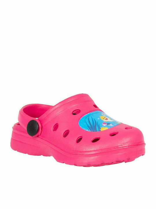 Stamion Baby Shark Kinder Strandschuhe Fuchsie