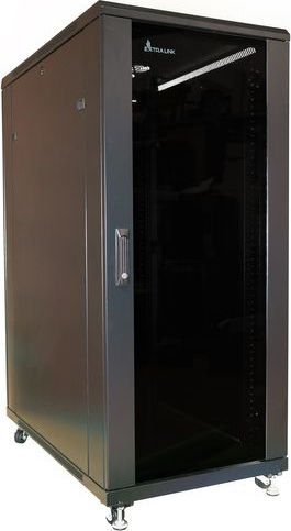 Extralink Επιδαπέδια Καμπίνα Rack 37U Μαύρο EX.14428