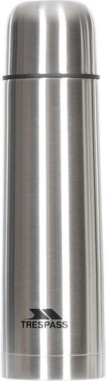 Trespass Thirst 75 X Μπουκάλι Θερμός Ανοξείδωτο 750ml Ασημί με Καπάκι-Κύπελλο