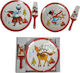 Next Weihnachtliche Teller Keramik Mehrfarbig D27cm.