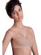 Elegance 6004 Μπεζ Strapless Σουτιέν χωρίς Ενίσχυση