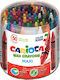 Carioca Wax Crayons Maxi Set von Buntstiften mit 50 Farben 42388