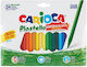 Carioca Plastello Crayons Set 24 Colours