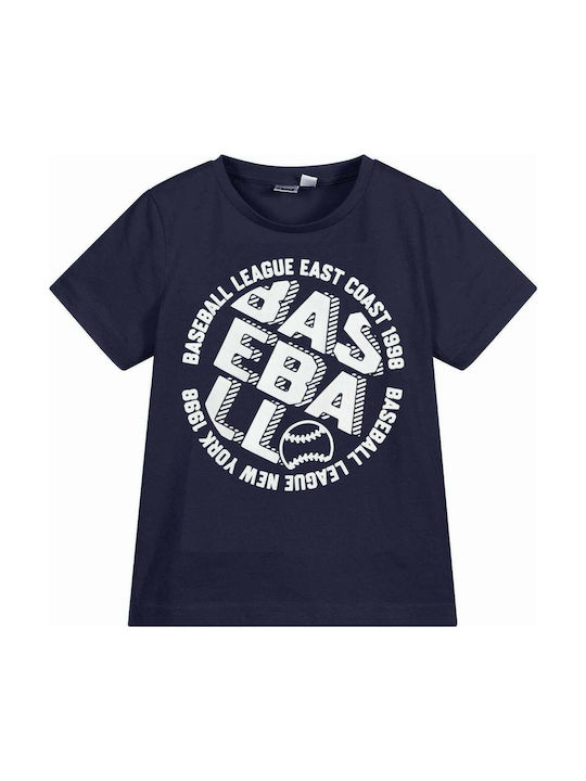 Ido Baseball T-Shirt 42034-00-3854-155906-12 Blue Dark Boy 4 E-7 E