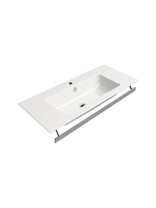 GSI PAPRD 102 Single Wall-Mounted Bathroom Rail Silver