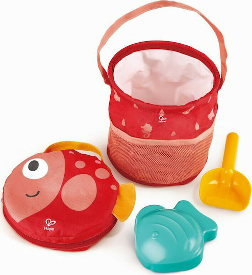 Hape Fold & Go Beach Σετ Κουβαδάκι Παραλίας με Αξεσουάρ (4τμχ)